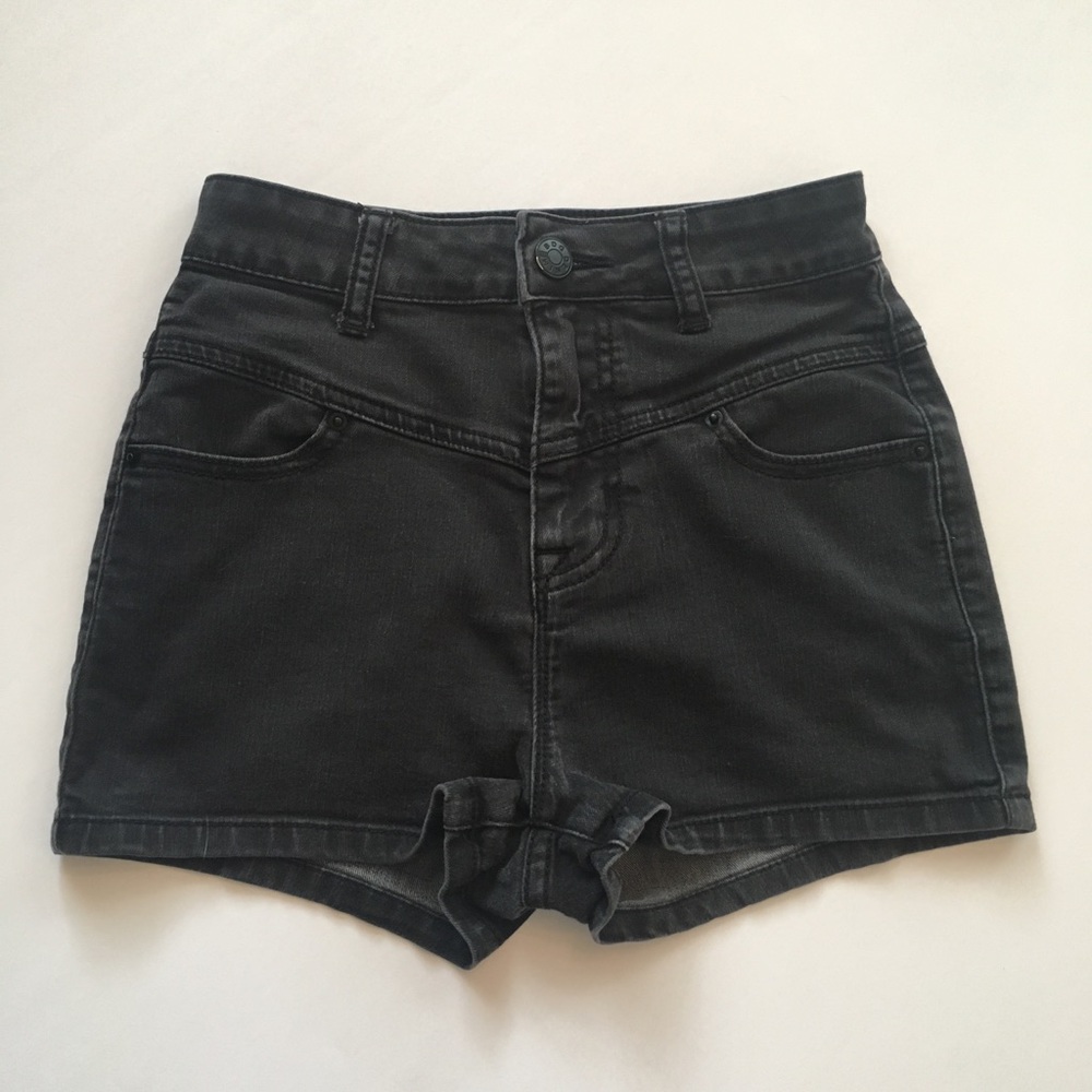 BDG / Black High Waisted Jean Shorts